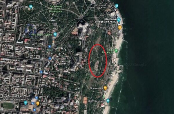 Проект урбана-парка у Ланжерона оценили в 4 миллиона гривен