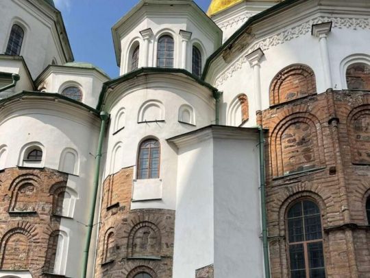 росія пошкодила Софійський собор в&nbsp;Києві під час нічного терору (фото)
