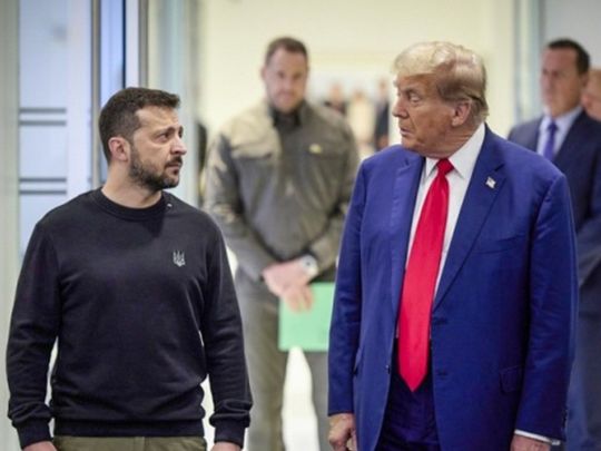 &laquo;Скажу йому: як&nbsp;справи?&raquo;: Трамп заявив про можливу зустріч із&nbsp;Зеленським у&nbsp;Гаазі