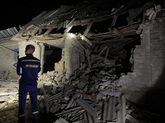 В&nbsp;Києві &laquo;Шахед&raquo; впав посеред приватного сектору на&nbsp;Русанівських садах: є&nbsp;постраждалі та&nbsp;руйнування (фото)