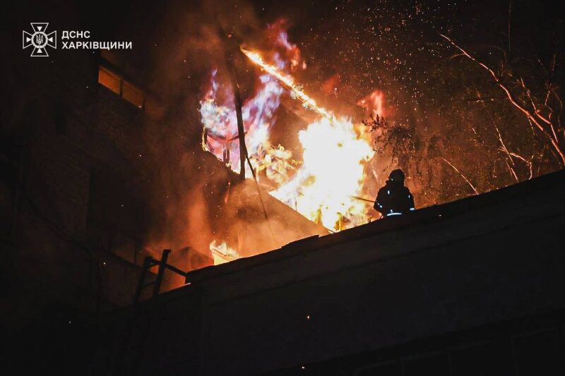 Вночі ворог масовано атакував дронами Харків та&nbsp;Одеську область: є&nbsp;жертви (фото, відео)