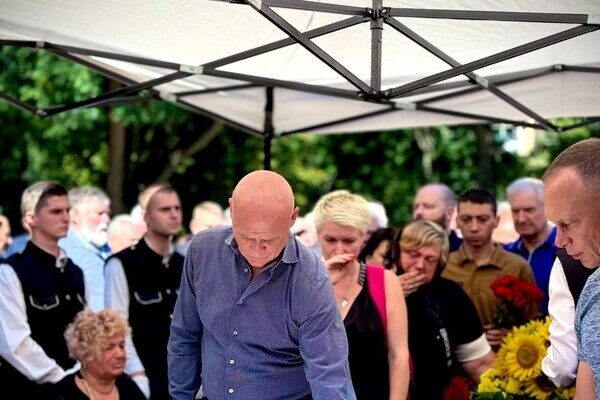 В Одессе провели в последний путь военного и директора авиаклуба Константина Оборина