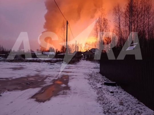 Після атаки дронів у&nbsp;Московській області виникла маштабна пожежа: горить Шатурська ДРЕС (фото, відео)