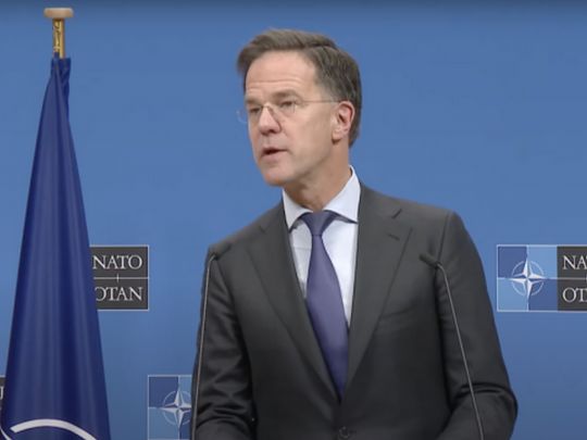 росія вже не&nbsp;виробляє більше боєприпасів, ніж усі країни НАТО разом узяті,&nbsp;&mdash; Марк Рютте
