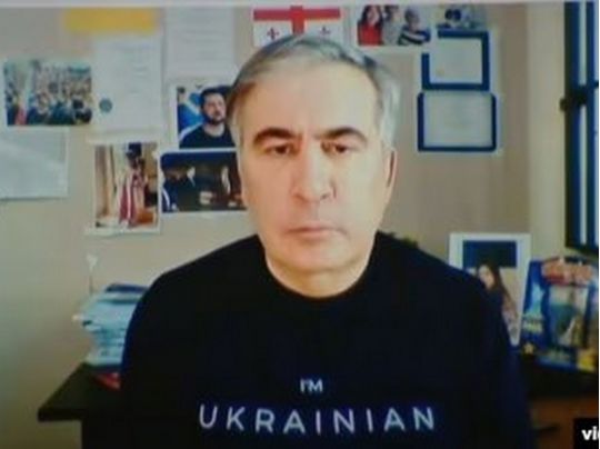 Саакашвілі звернувся до&nbsp;Зеленського: просить включити його до&nbsp;списку цивільних полонених війни