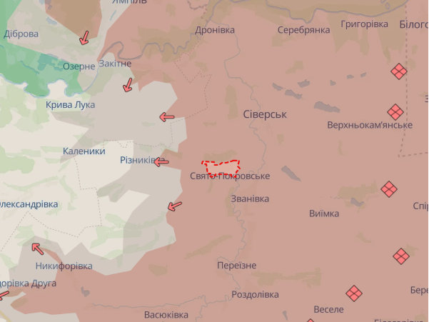 Нові втрати на&nbsp;Донеччині: окупанти захопили два села і&nbsp;тиснуть далі&nbsp;&mdash; DeepState