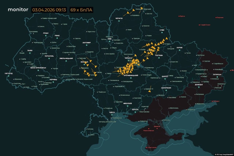 Вже 300 дронів і&nbsp;ракети на&nbsp;підльоті: Україна 3 квітня готується до&nbsp;наймасованішої атаки росії
