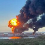 Дрони вдарили по рф: у Тамбовській області палає завод для ракет, у Петербурзі — нафтовий термінал (фото, відео)